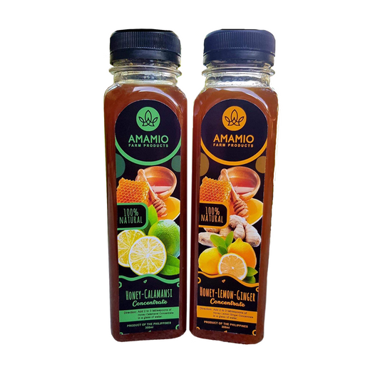 Honey Calamansi & Honey Lemon Ginger Concentrate