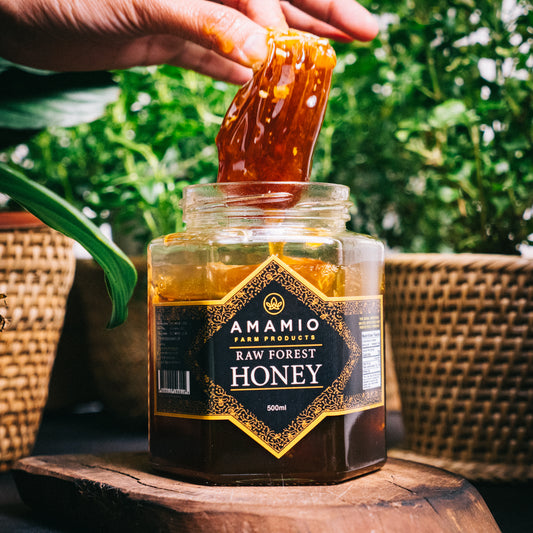 Raw Honey with real honeycomb